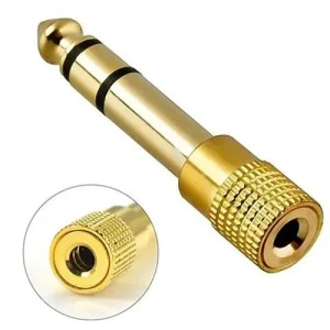 3.5 mm jack to 6.35 mm jack