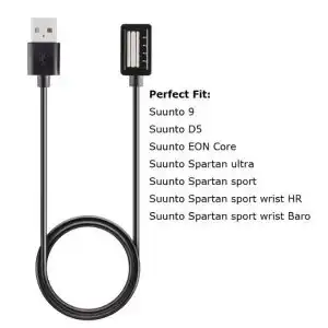 USB Charger for Suunto 9, Spartan, D5 & EON Core – 1m Magnetic